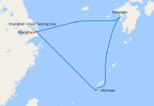 Thượng Hải- Nagasaki- Okinawa cùng siêu du thuyền Spectrum of the Seas ngắm sắc thu vàng Nhật Bản